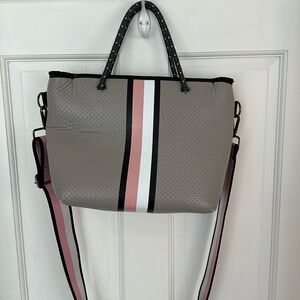 Haute Shore tan neoprene small tote
